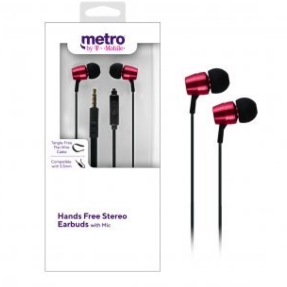 🔥FREE W/PURCHASE Metro Stereo Earbuds